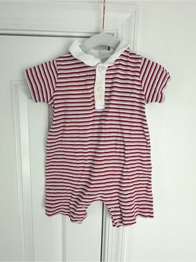 Little English striped bubble 12m